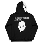 Load image into Gallery viewer, CLOSE YOUR EYES AND SEE HOODIE BLACK
