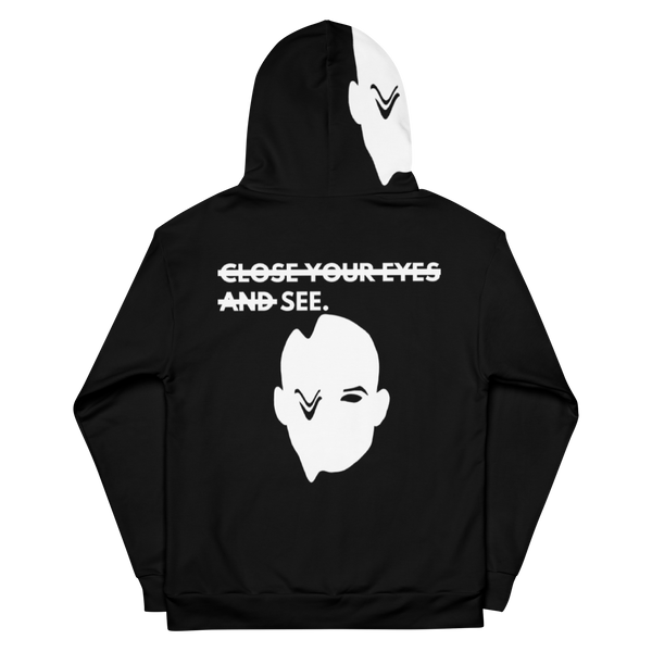CLOSE YOUR EYES AND SEE HOODIE BLACK